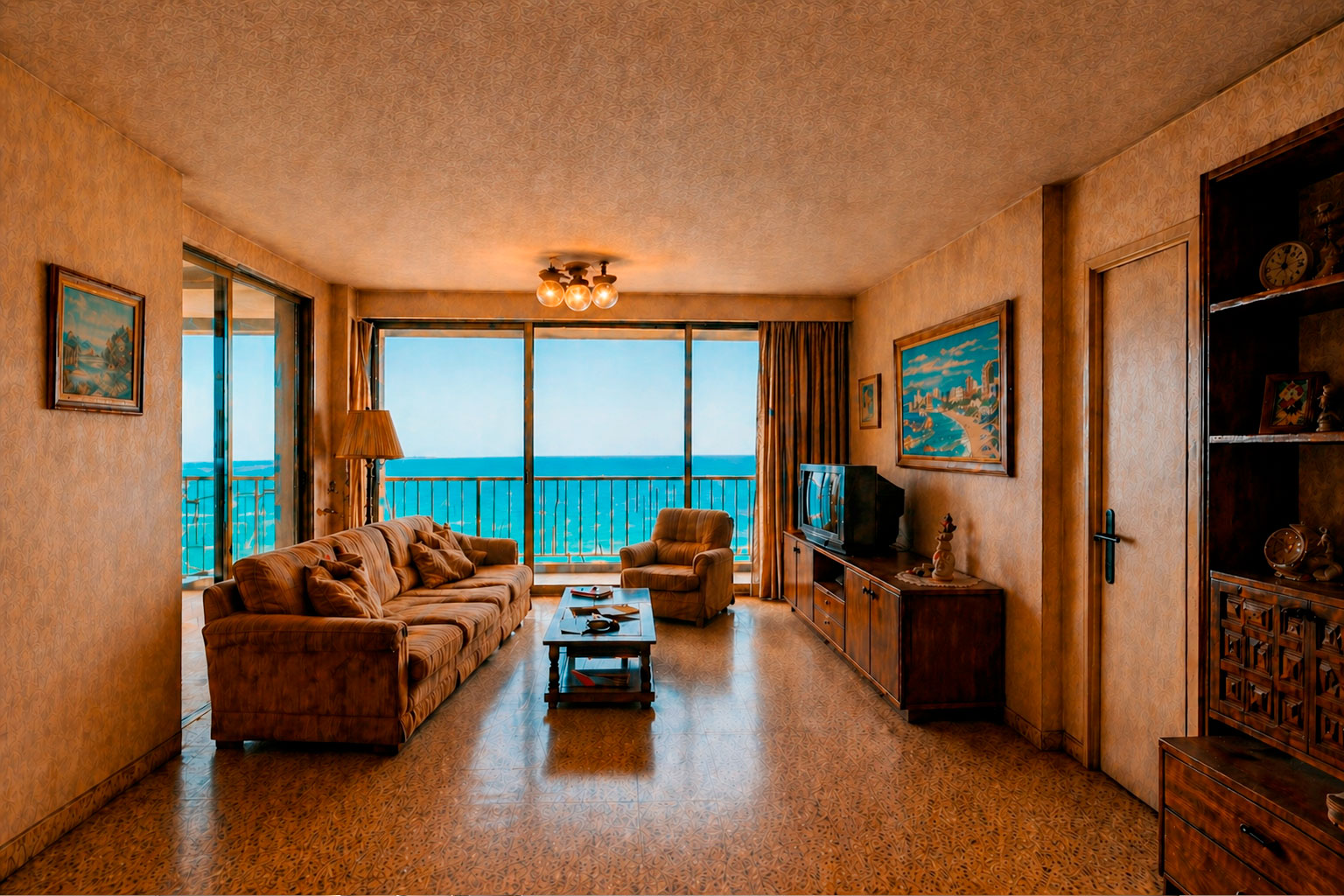 Apartamento en Benidorm con vistas al mar