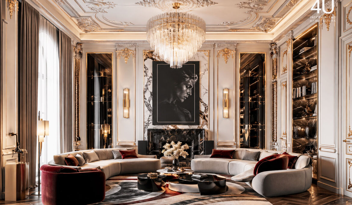 salón de lujo estilo ruso