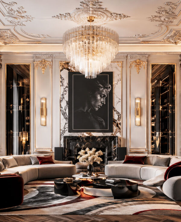 salón de lujo estilo ruso