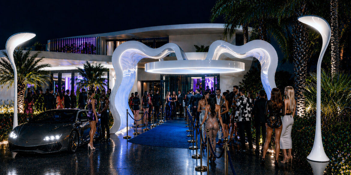 INTERIORISMO 4U EN MIAMI: DISEÑO VANGUARDISTA PARA LA ENTRADA DE UN EXCLUSIVO CLUB NOCTURNO