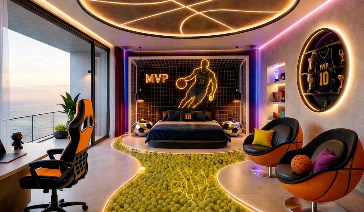 dormitorio vanguardista para jóvenes deportistas